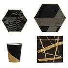 Hexagon Cheap Dissert Biodegradabke Paper Plate for Wedding Party