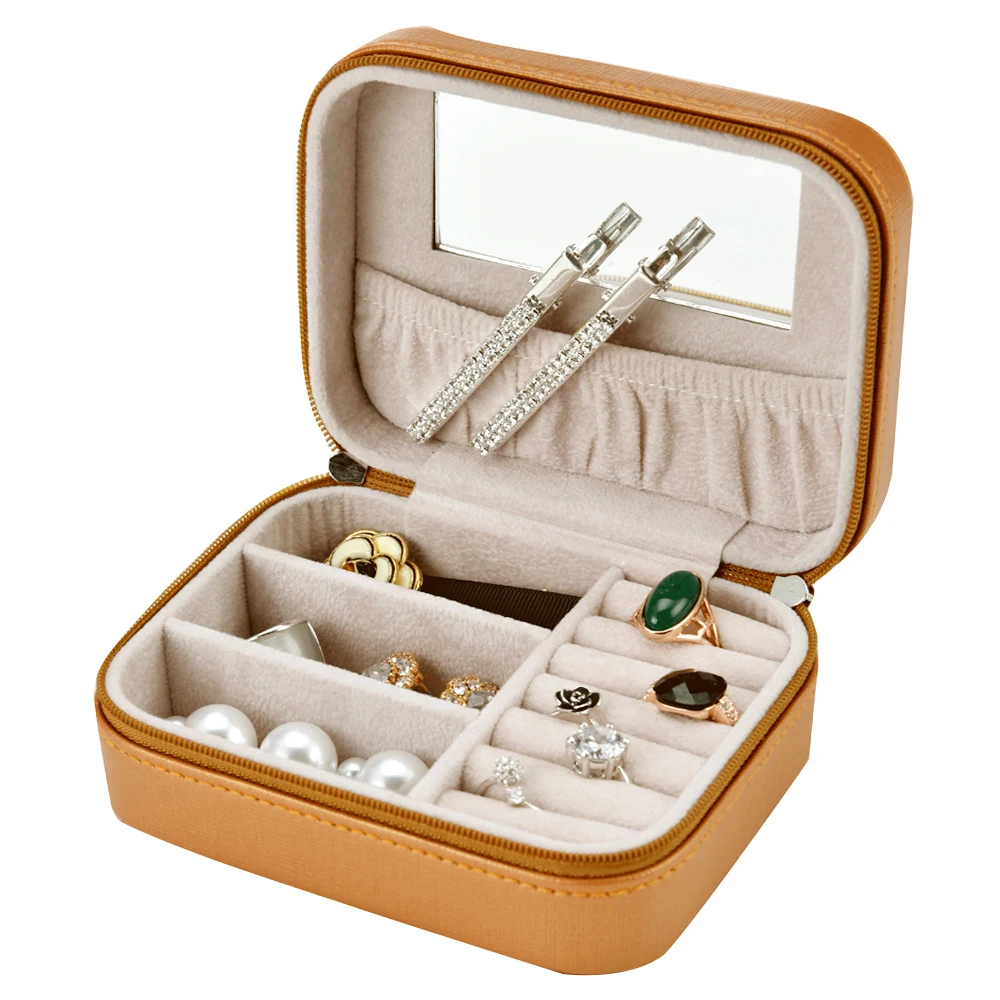 bmd pu17001 small portable jewellery box jewelry gift box with