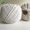 3mm 4mm 5mm twisted 100% Natural cotton rope for macrame