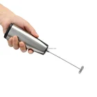 2018 hot promotional gift Stainless steel electric milk frother/ battery milk frother / handheld coffee stirrer