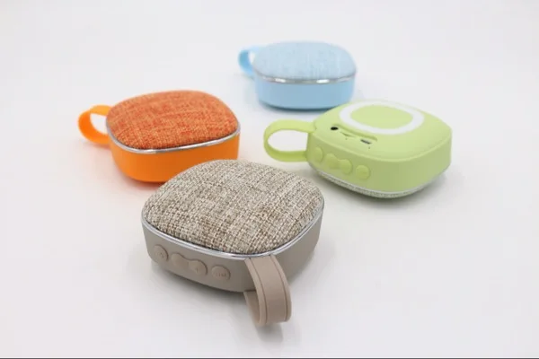 Fabric Bluetooth Speaker Support OEM Logo TF Card FM High Quality Stereo Portable Wireless Speaker - ANKUX.COM