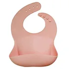 Hot Sale Waterproof Silicone Baby Bib Soft Bandana Bib Manufacturer Baby Food Bib