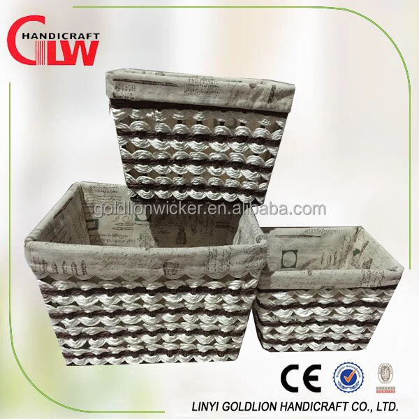 wholesale paper basket weaving patterns handmade paper gift