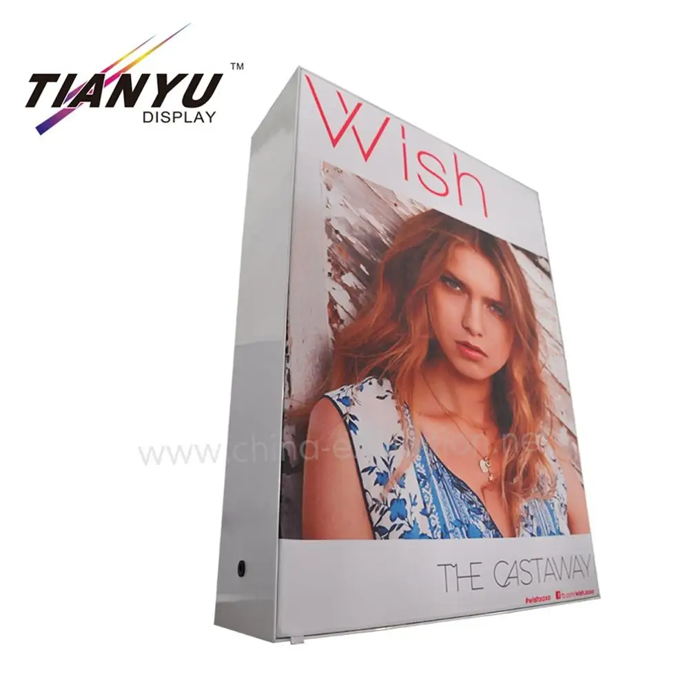 Custom Shape Uv Printing Fabric Canvas Aluminium Profile Display