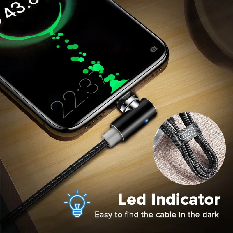 wholesale new product ideas 2019 3 in 1 Fast Magnetic Cable Micro USB Type C Charger Charging For iPhone - ANKUX.COM