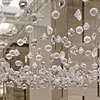 Modern hotels hand blown glass chandelier lighting