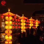 Chinese Traditional Festival Iron Art Lantern for Scenic Spots Parking