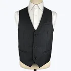 Wholesale Men's black Winter Cotton Vest Waistcoat