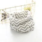 Baby Cotton Neck Scarf Cute Print Children Warm Chevron Infinity Scarf