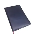 Black color blank notebook with lines pages