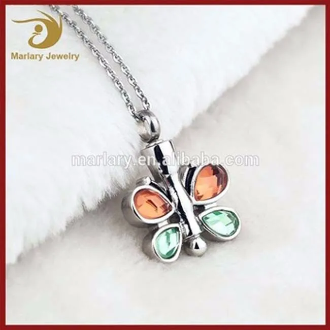 stainless steel jewelry   big stone pendant design romantic