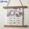 Hot New Design Oak Wood Magnetic Hanging Poster Hanger Frame for Wall Art