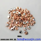 silver contacts electric battery spring contact