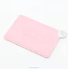 STOCK AVAILABLE Custom LOGO Design Pocket Mirror WITH CUTE PINK POUCH