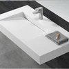 Australian Laundry Long Narrow Stone Trough Style Itian Stone Solid Surface Bathroom Vanity Basin and Sink