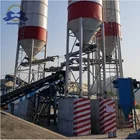 HZS 25 portable electric cement mixer concrete batching plant