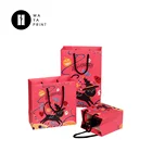 Halloween Festival custom design pink print smart paper carry bag