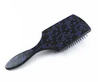Plastic transfer paddle cushion hair brush for promotion
