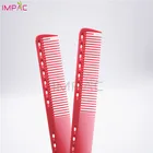 cute double tooth straight plastic colored personalized hair comb