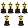 Custom New Designer Great Wholesale Cheap Hot Selling Plastic Golden Star Student Award Statue Trophies with Star Shape Trophy