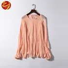 2019 Newest desgin 100 polyester woven crinkle chiffon fabric for clothing/dress