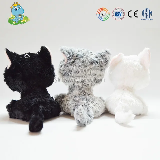 kids birthday gift cute big eye custom cate plush toys wholesale