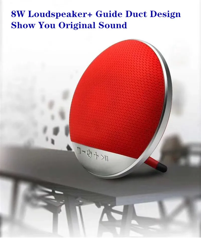 LP-V3 Super Bass Stereo Sound 1200 mAh Battery 8W Loudspeaker Blue tooth Wireless Speaker - ANKUX.COM