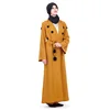 2019 Hot Sale Elegant Iady's Office Wear Turkey Islamic Clothing Jilbab Front Open Abaya