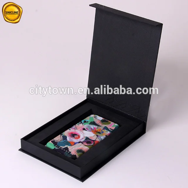 sinicline custom rigid cardboard phone case gift box