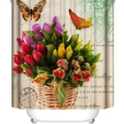 Custom kids shower curtain 3D digital printing