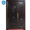 Factory price 2050 x 960mm standard size stainless steel front metal doors security door