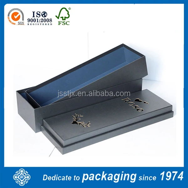 popular custom paper rigid cardboard gift box packaging for