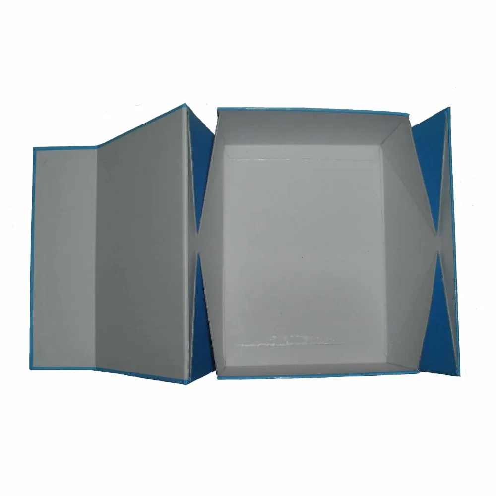 rigid paper foldable packaging box, foldable gift custom 4c box
