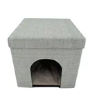 Chinese Supplier Beautiful Wholesale Folding Fabric Pet Dog House