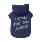 Spring Summer Pet Dog T-Shirt Fleece Coat Hoodie Clothes Apparel