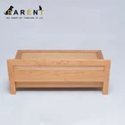 Customized wooden dog bed private label pet bed with three size