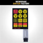 4x3 matrix membrane numeric switch electronic membrane keyboard