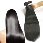Mink raw unprocessed cuticle aligned virgin brazilian human hair bundles