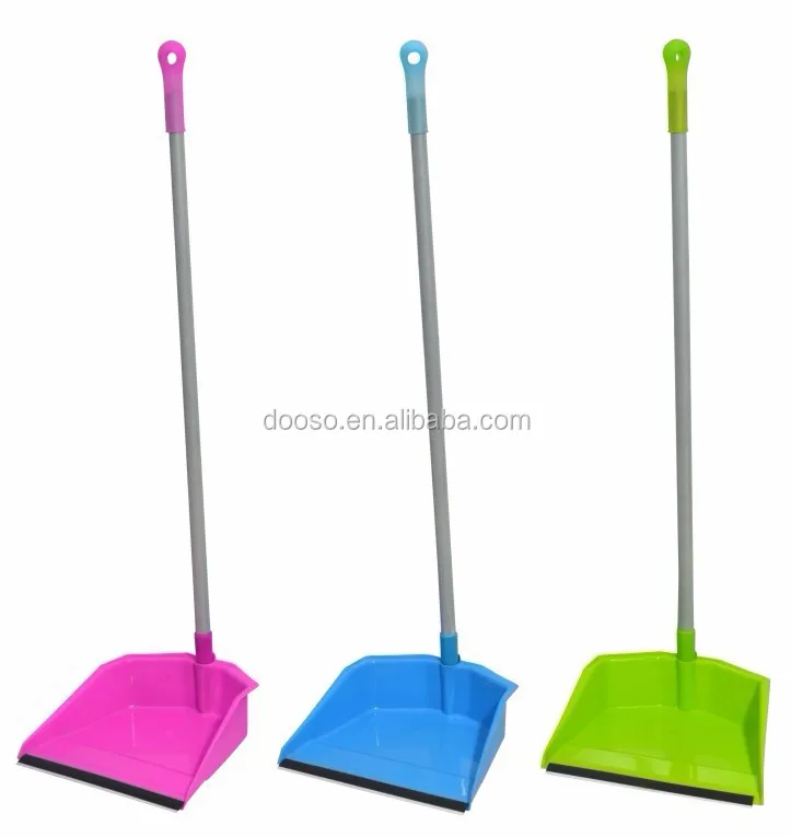 Silicone Dustpan Material And Outdoor Usage Plastic Broom And Dustpan