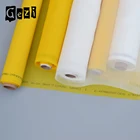 Gezi manufacture supply fine white yellow monofilament polyester silk screen printing mesh