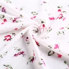 China manufacturer white liberty garment print polyester spun spandex tube knit fabric wholesale