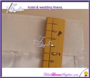 hotel plain dyed table skirt