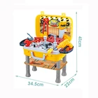Plastic preschool educational toys DIY tool suitcase set toys for kids