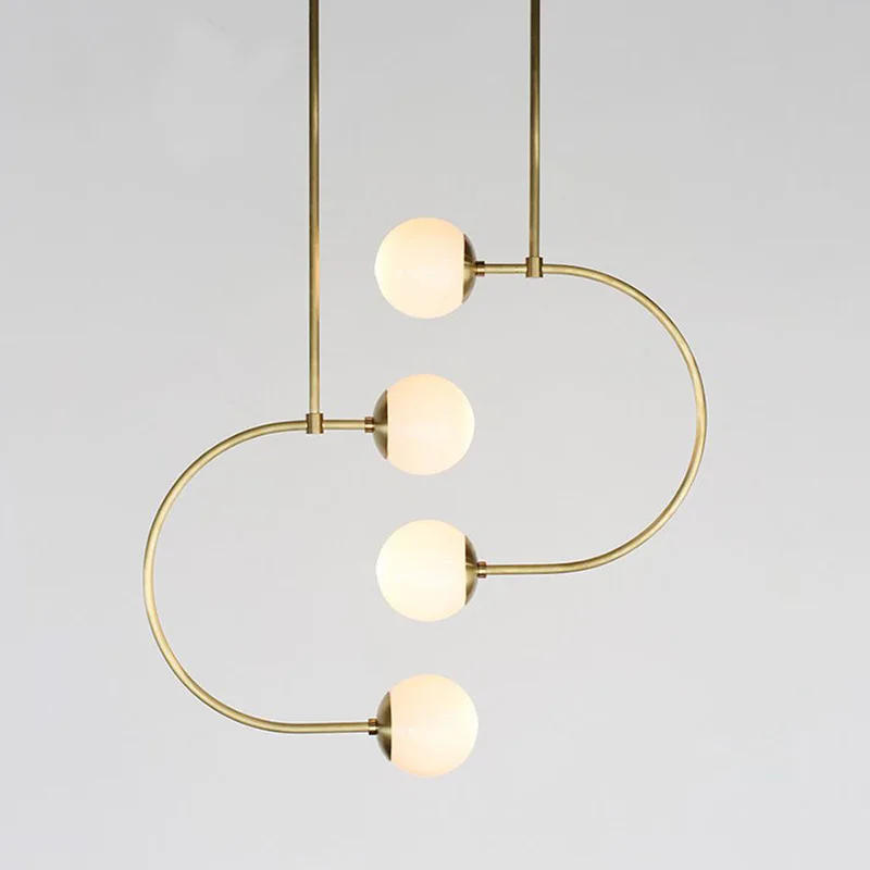 Modern fancy gold iron home decorative brass pendant lamp lights for hotel Artdecolite