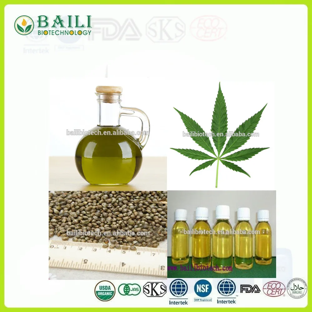 organic hemp seed oil with gmp certificate