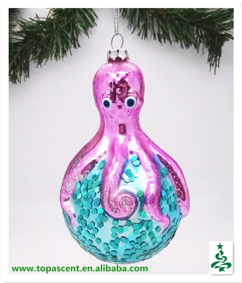 2014 beautiful and colorful christmas blown glass shell 2014 beautiful and colorful christmas blown glass shell