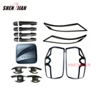 SHENJIAN FACTORY chrome matte black carbon complete kit full set exterior 2019 triton l200 4x4 accesorios body kit