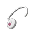 Table Metal Foldable Purse Handbag Logo Bag Holder With Hook