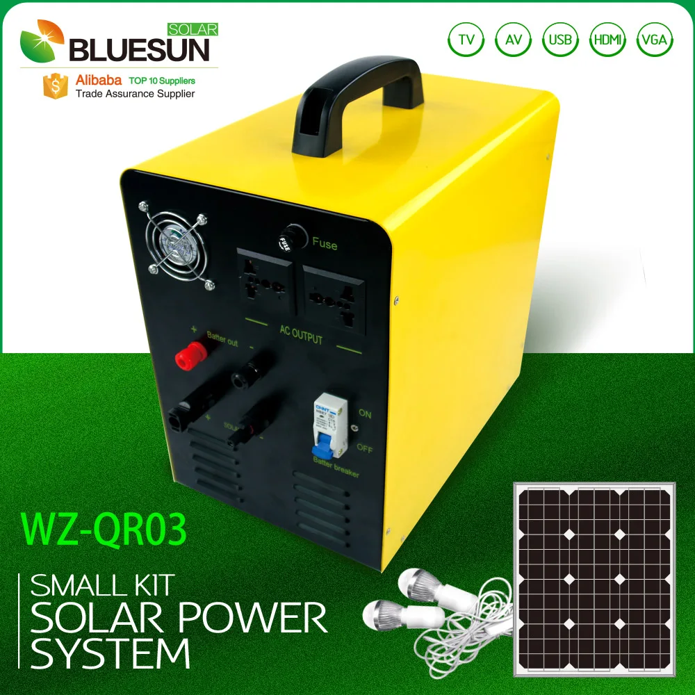 Portable Home Solar Power System China Supplier Ac 220v Dc 