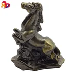 Promotion custom Terne metal alloy 3D indoor marvel antique brass Pentium horse figurine for collection